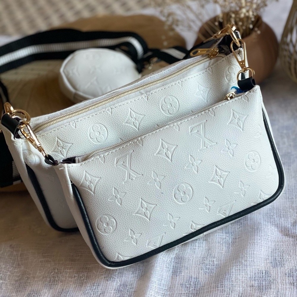 Louis Vuitton styled monogrammed crossbody bag - set of three - Picture 7 of 9